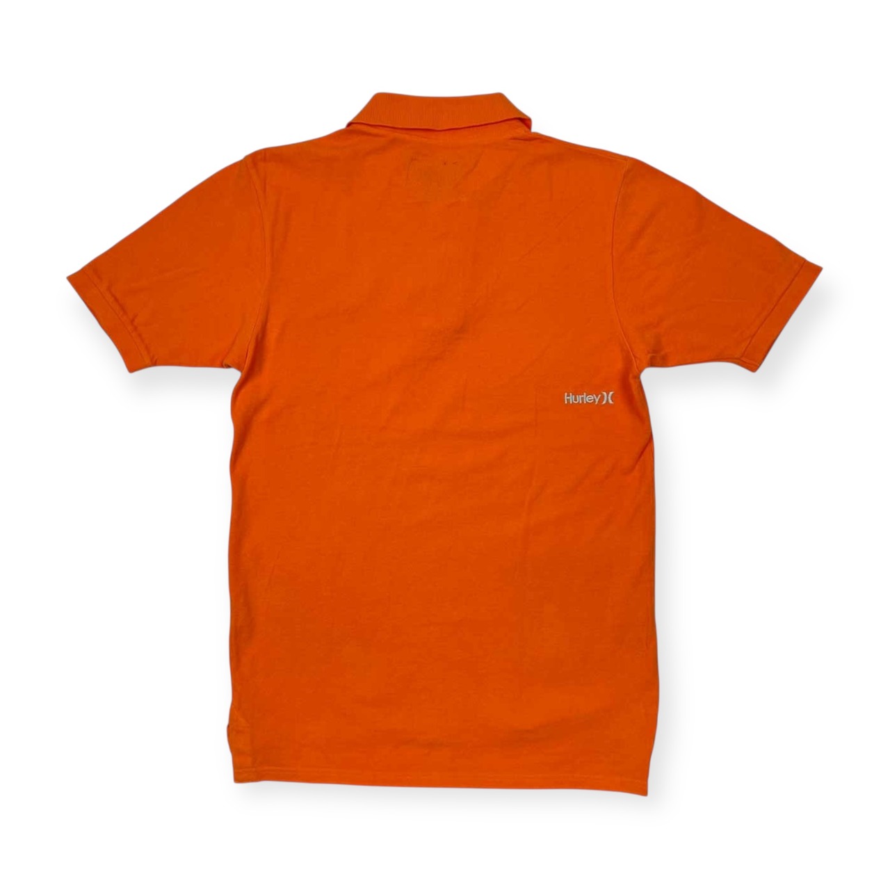Hurley X ハーレー ロゴ刺繍 鹿の子 半袖 ポロシャツ サイズ L /オレンジ/メンズ/ゴルフ