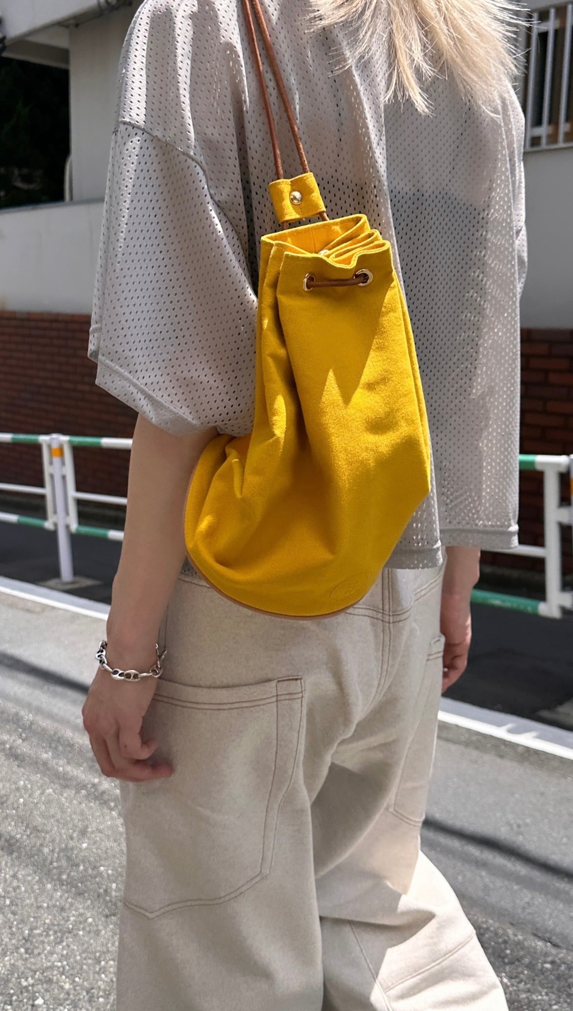 MOON TREE  PLANET × LILLY DEL SALONE [MESH SHORT PULLOVER]