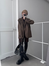 corduroy biker PT/brown