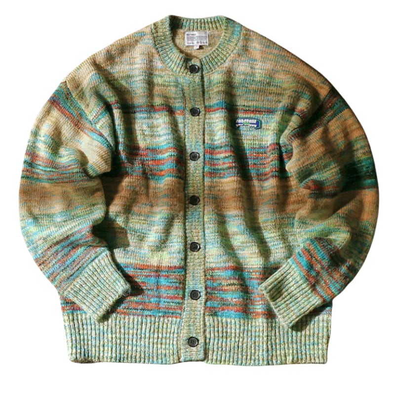 Mix color cardigan 3063