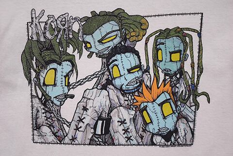 VINTAGE ヴィンテージ 90s 1999 Korn Issues Giant Body コーン イシューズ ジャイアント ボディ ヴィンテージ 半袖Tシャツ カットソー ブラウン