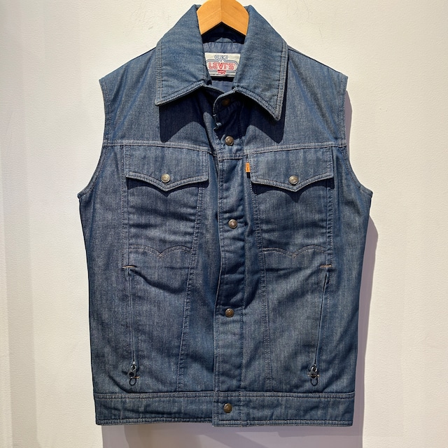 1970s SKI LEVI'S DENIM DOWN VEST