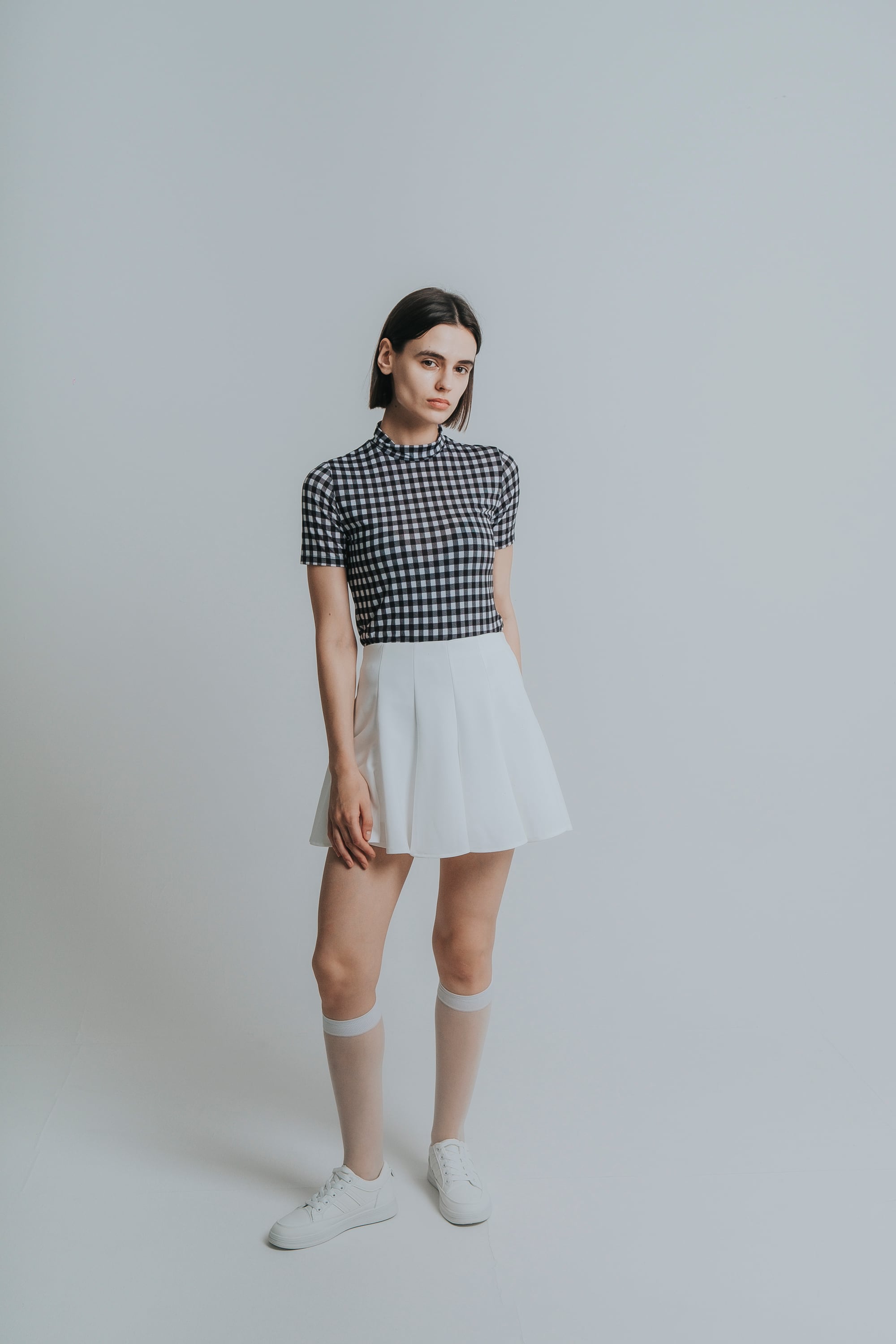 FLARE SKIRT (OFF) | ENTI