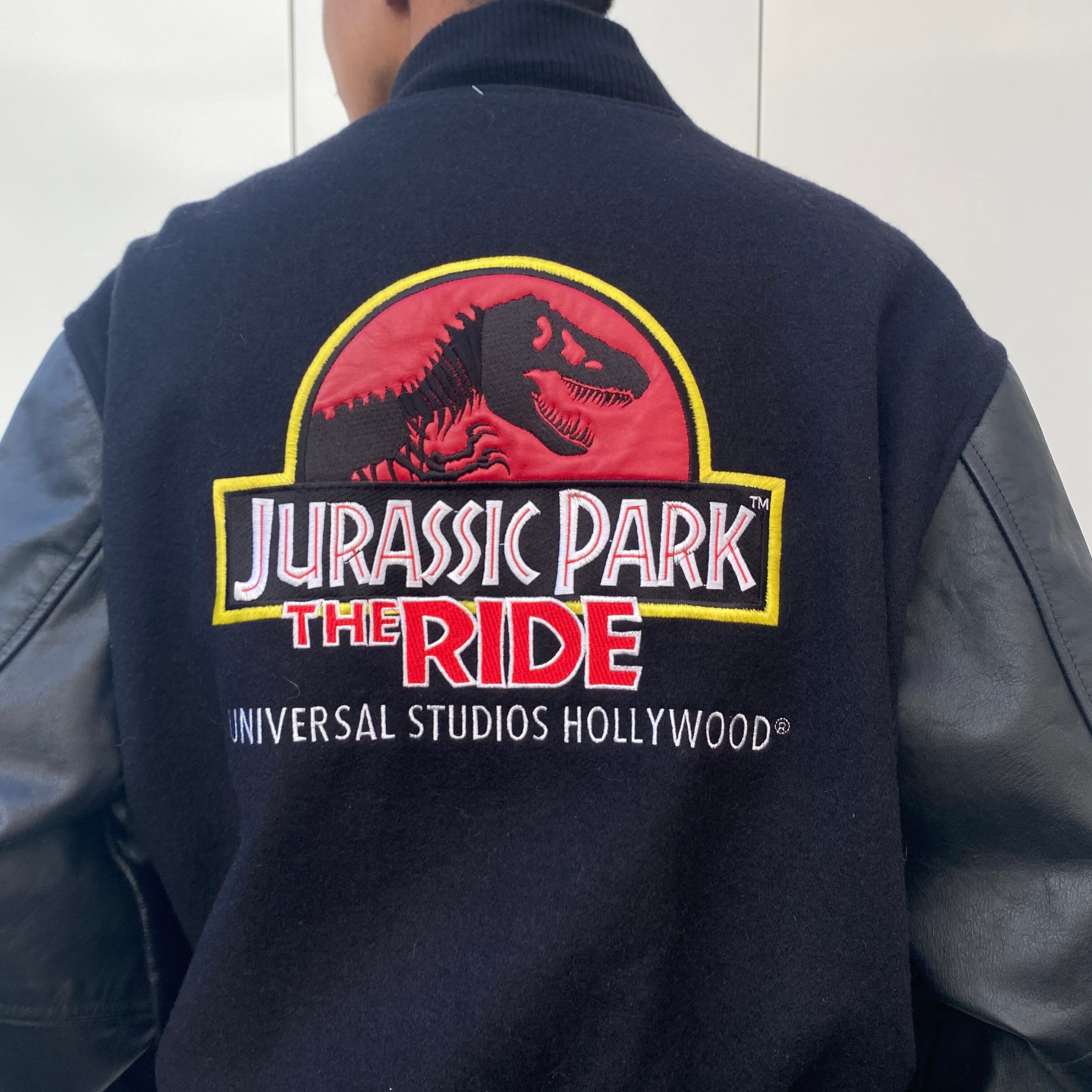 jurassic park varsity jacket