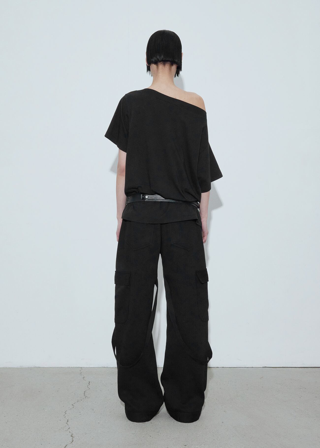 BOHEMIAN SEOUL] HYPNOTIC BOATNECK T, BLACK 正規品 韓国ブランド