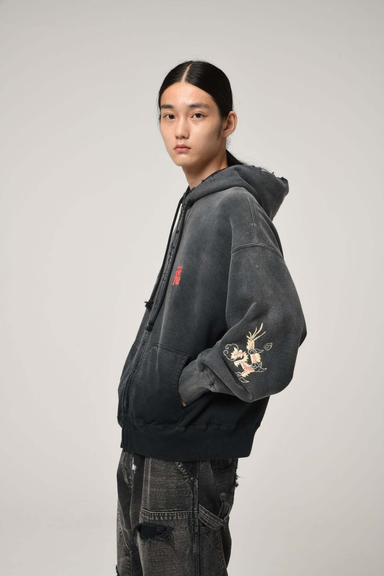 BOW WOW VIETNAM ZIP HOODIE AGED | BASE LINE