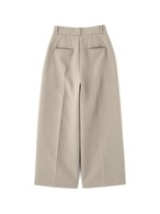 ETRE TOKYO ダブルクロスハイウエストタックパンツ 3色展開