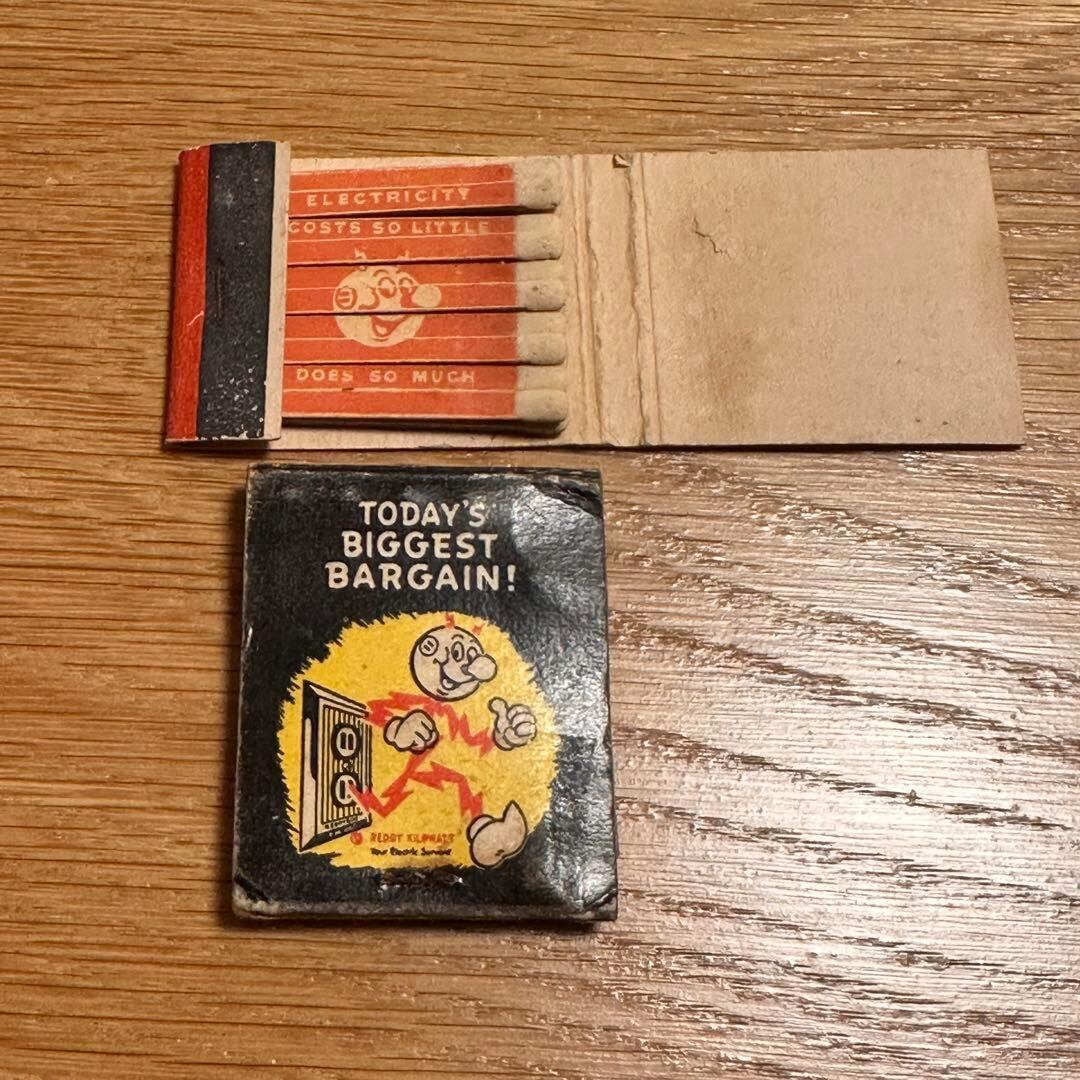 1950s-60s Reddy Kilowatt(レディキロワット) ブックマッチ 2種セット
