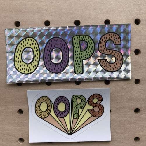 tempra cycle OOPS ロゴステッカーセット