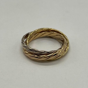 ジバンシィ GIVENCHY ツイスト トリニティ リング 12号 750 希少