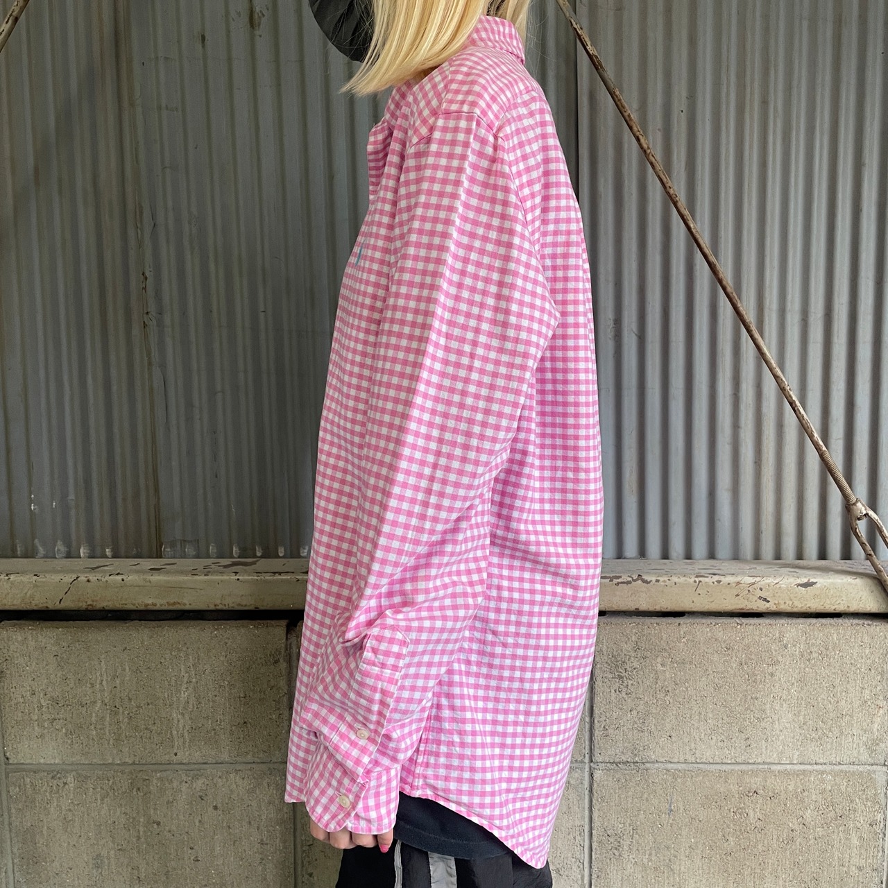 オールドラルフローレン CLASSIC FIT ギンガムチェック ボタンダウン 