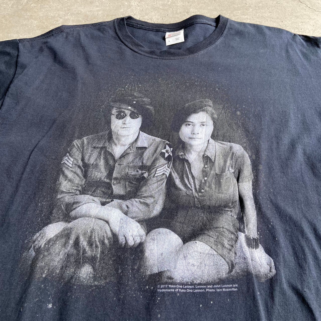THE BEATLES ビートルズ 2017 ジョンレノン＆オノヨーコ 人物 バンドT