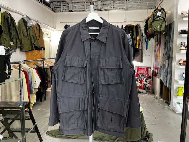 NEIGHBORHOOD FATIGUE JACKET C-JKT BLACK MEDIUM 211YTNH-JKM01 26701