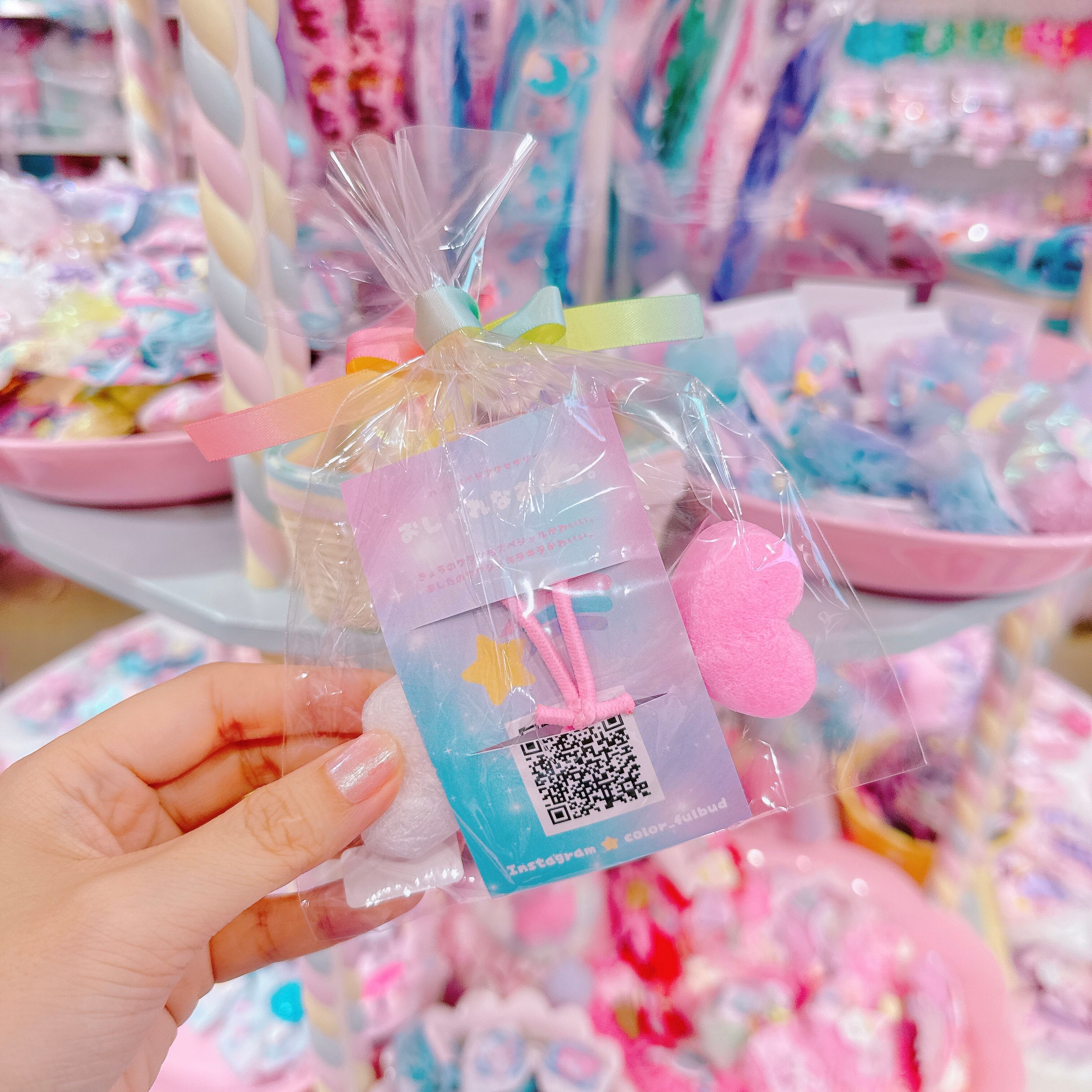 【P6】1-25レジンスターヘアゴム