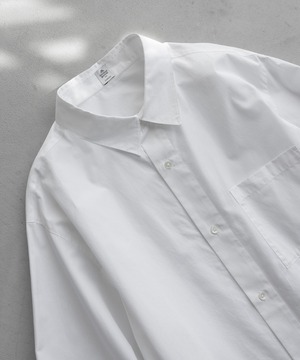 【THOMAS MASON】loose basic oversize shirt〈WHITE〉予約販売【12月1日 (月) 20:00 〜 12月7日 (日) 23:59】