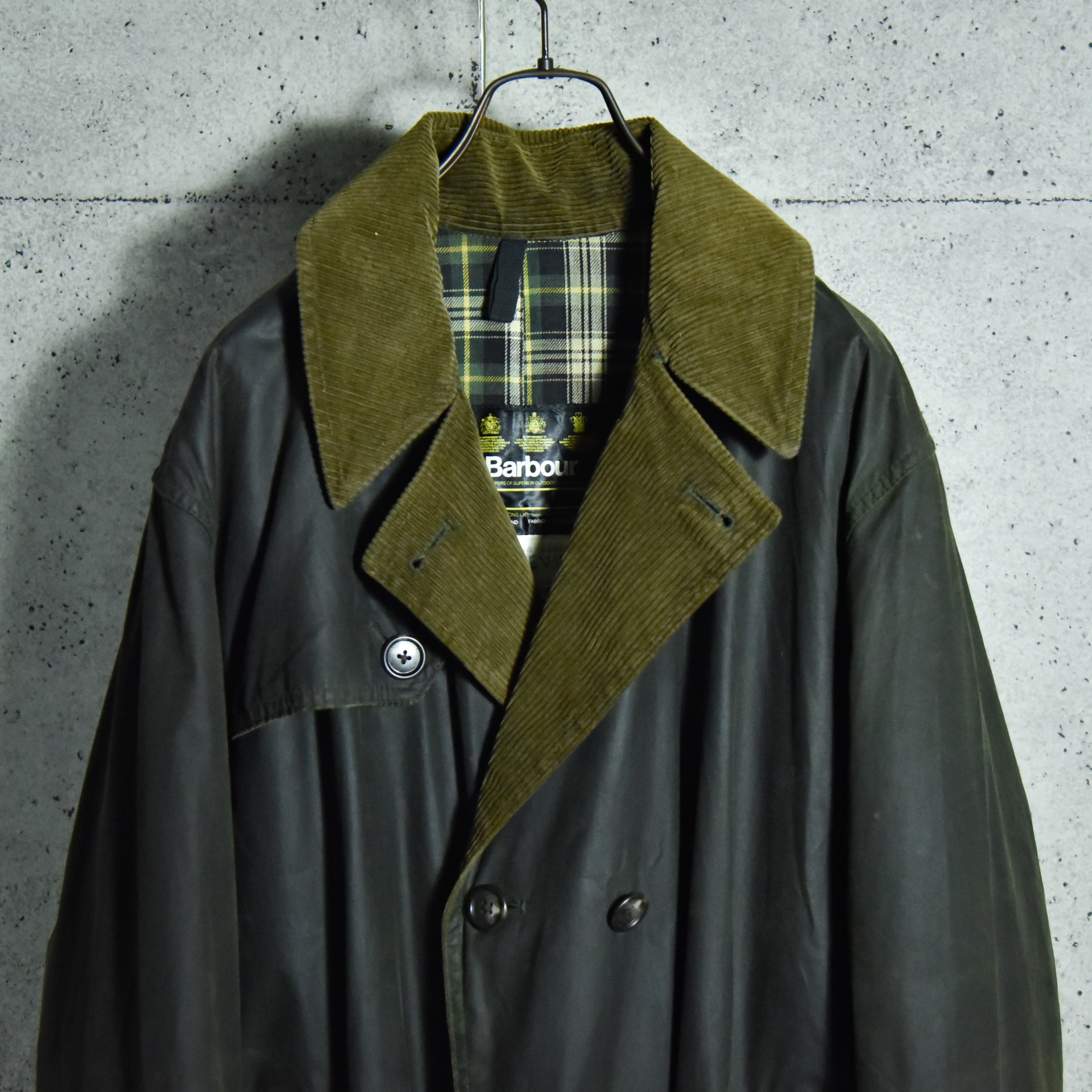 80s Barbour TRENCH COAT バブアー トレンチコート 3ワラント 3