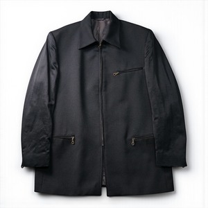 Vintage two-tone zip up tailoring jacket "made in Canada"