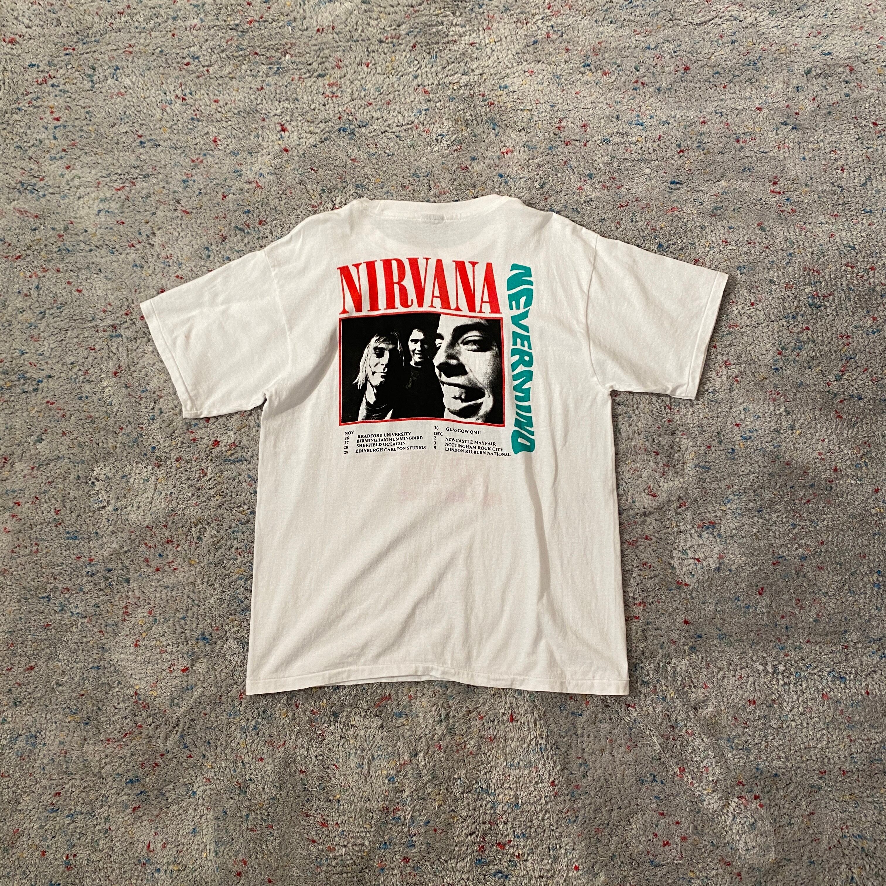 NIRVANA” 90's Bootleg UK Tour T-shirts | FUEIHO BOOGIE