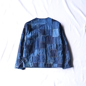 KUON / Vintage Boro Patchwork V-neck Jacket