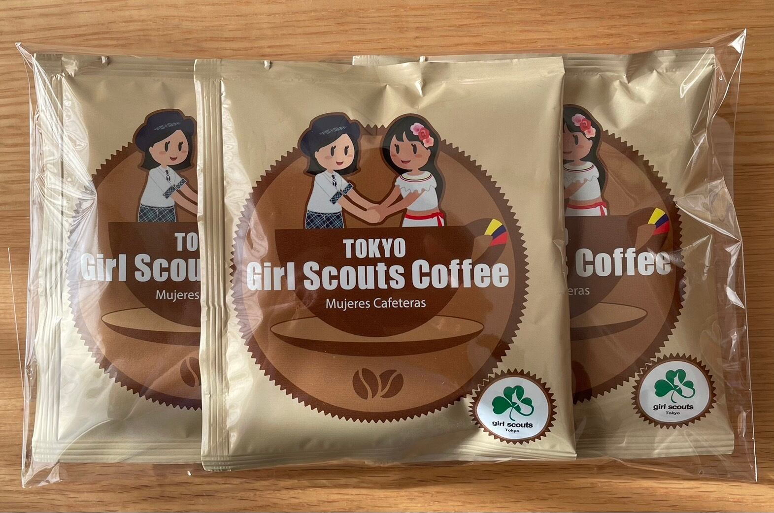 TOKYO Girl Scouts Coffee 1パック（5袋入り） | TGS Coffee