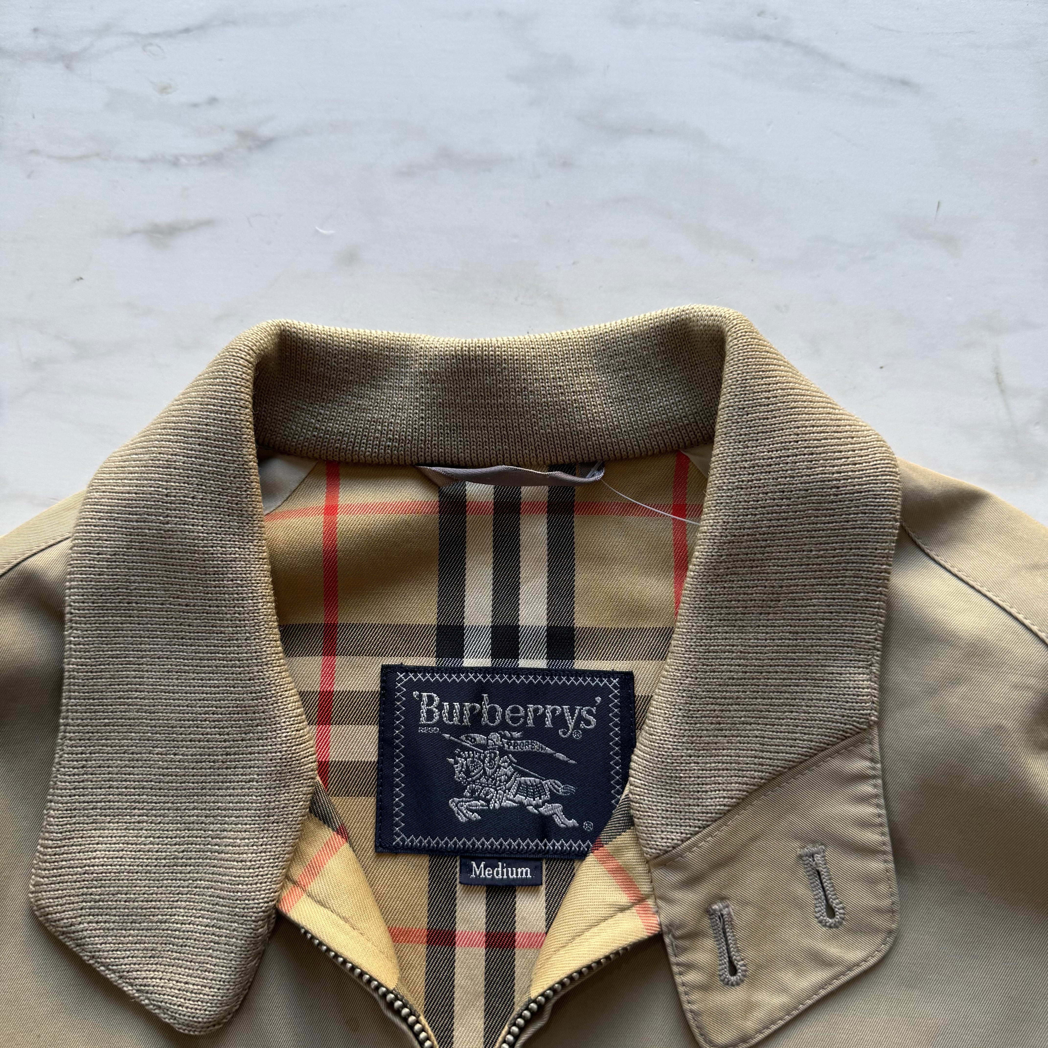 90s old Burberry Harrington jacket men'sM | 古着butterfly