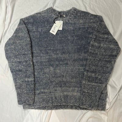 AURALEE オーラリー WOOL ALPACA FELT KNIT ウールアルパカフェルトニット クルーネック A20AP02AP 20AW  サイズ3【表参道t04】 | ブランド古着Brooch powered by BASE