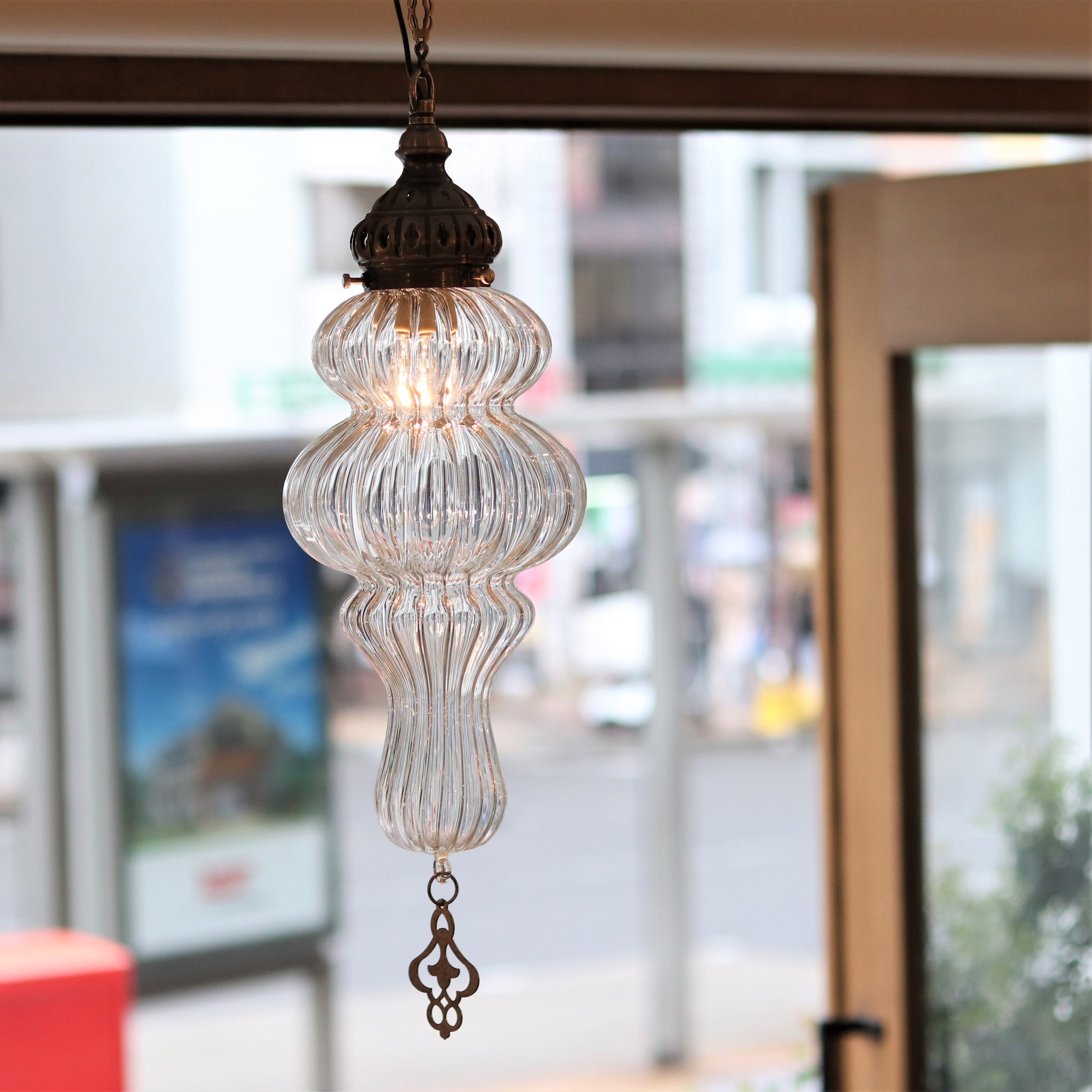 照明】オットマンクラシックガラスランプ20【1613】 | ジーフラット