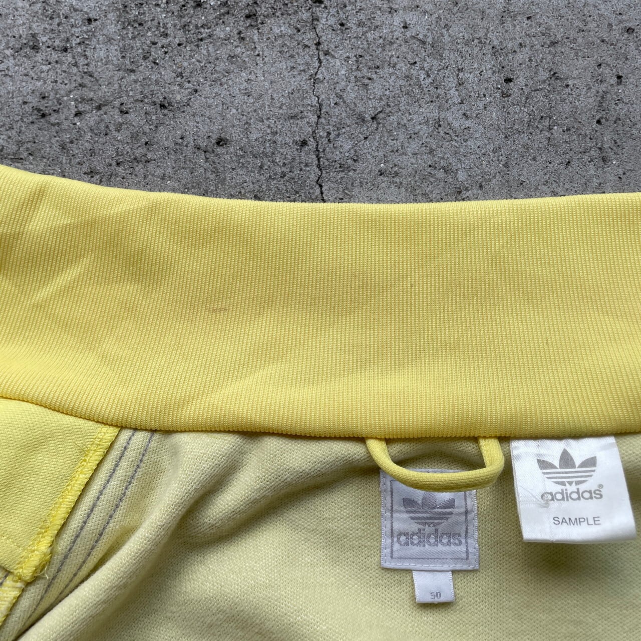 00年代 adidas アディダス トレフォイルロゴ SAMPLE ジャージ トラック