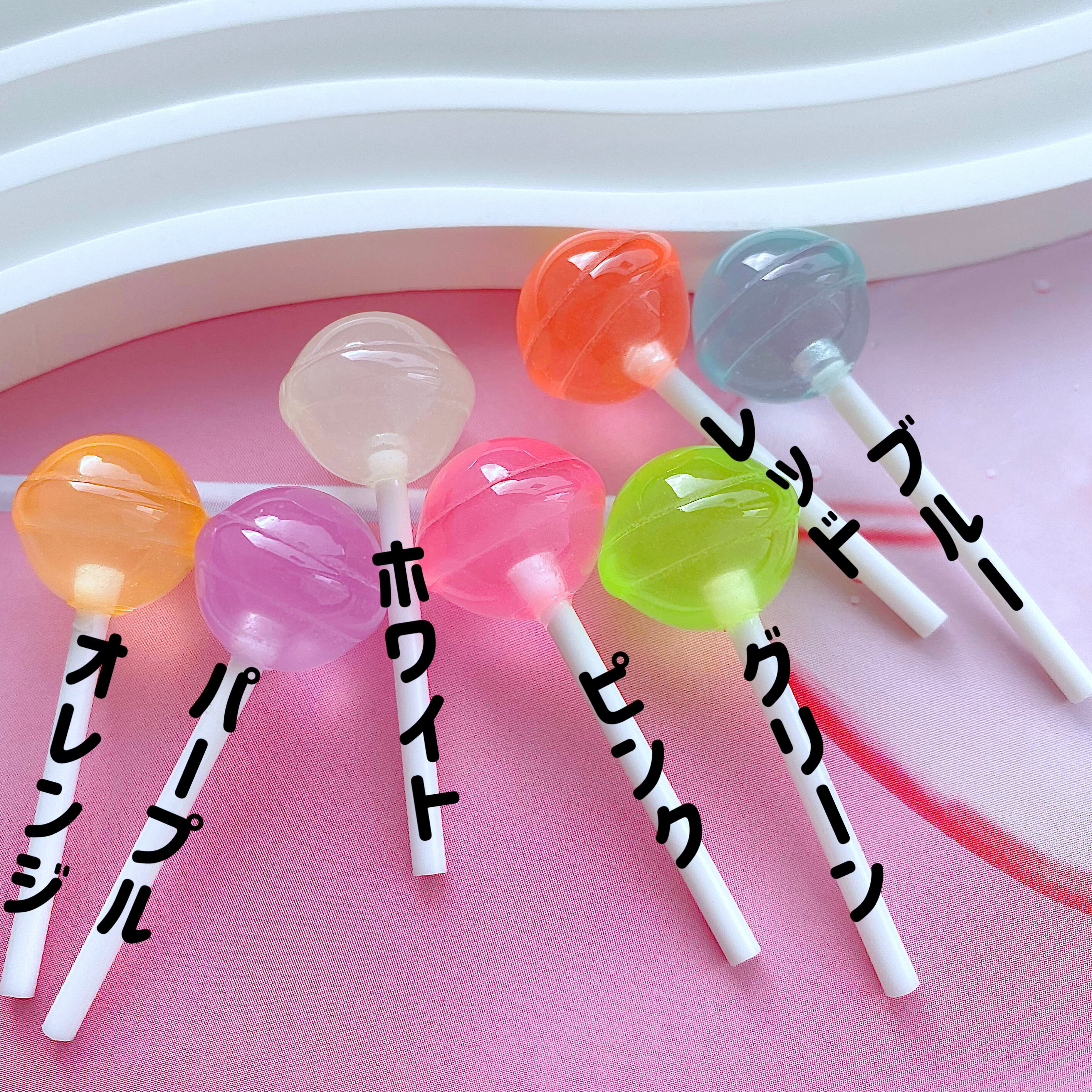 クリアカラー ロリポップ キャンディ 3個 | CANDY☆POP