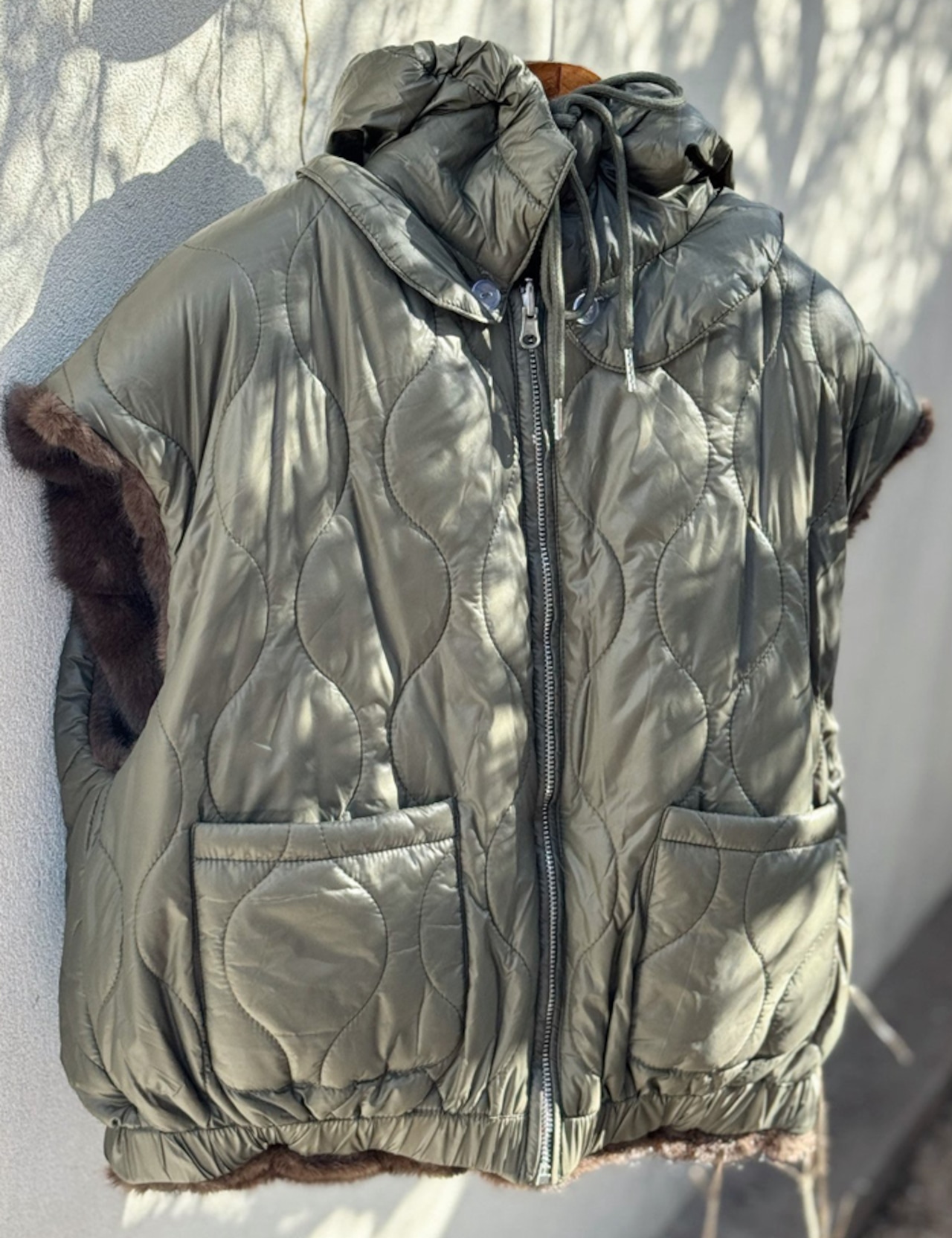 【新作5%OFF・3日間】Reversible Fur Vest_onecolor