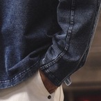 Rib Knit Beanie Henry Neck Long Sleeve Top ◇H0819