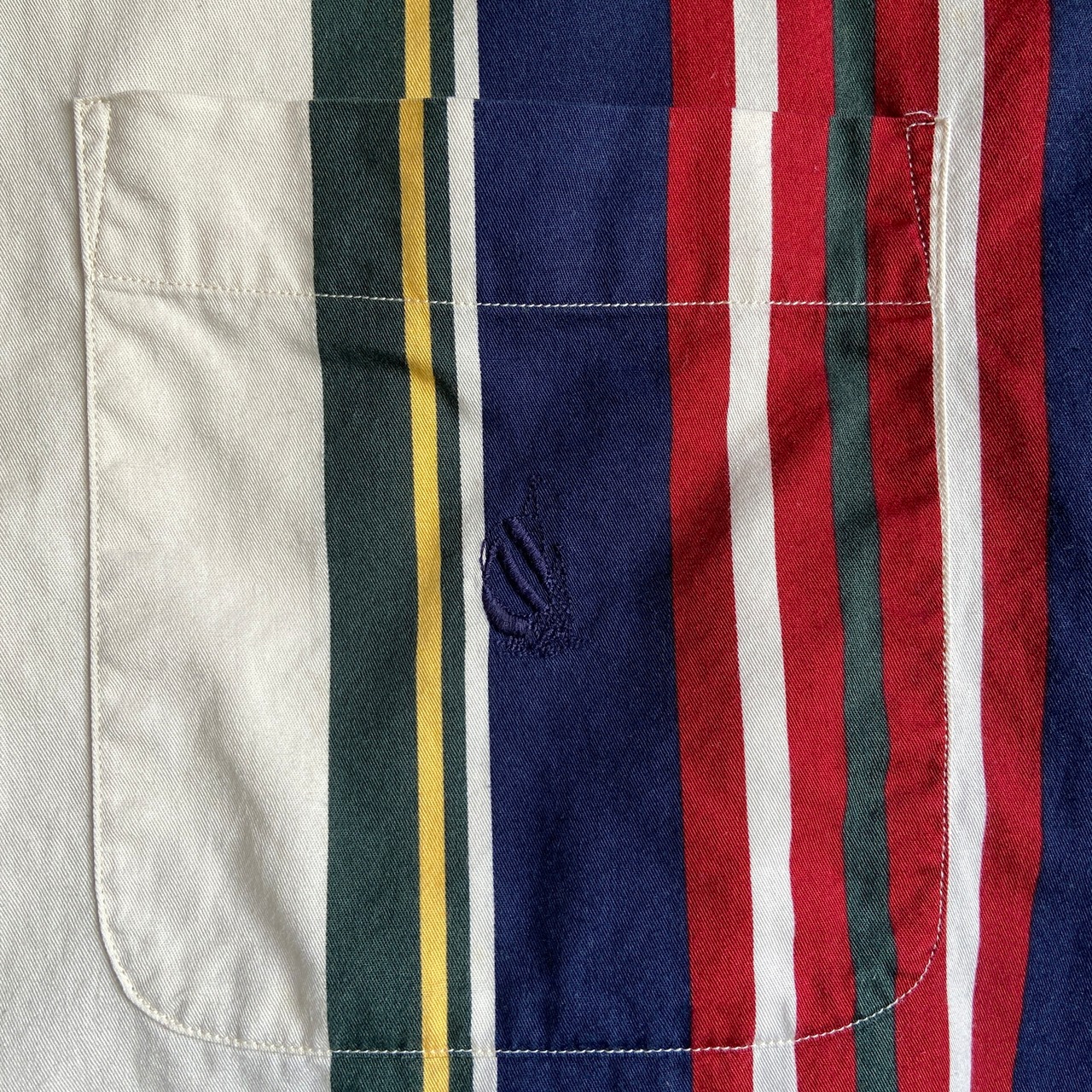 90年代 NAUTICA ノーティカ ワンポイントロゴ 刺繍 長袖 マルチ 