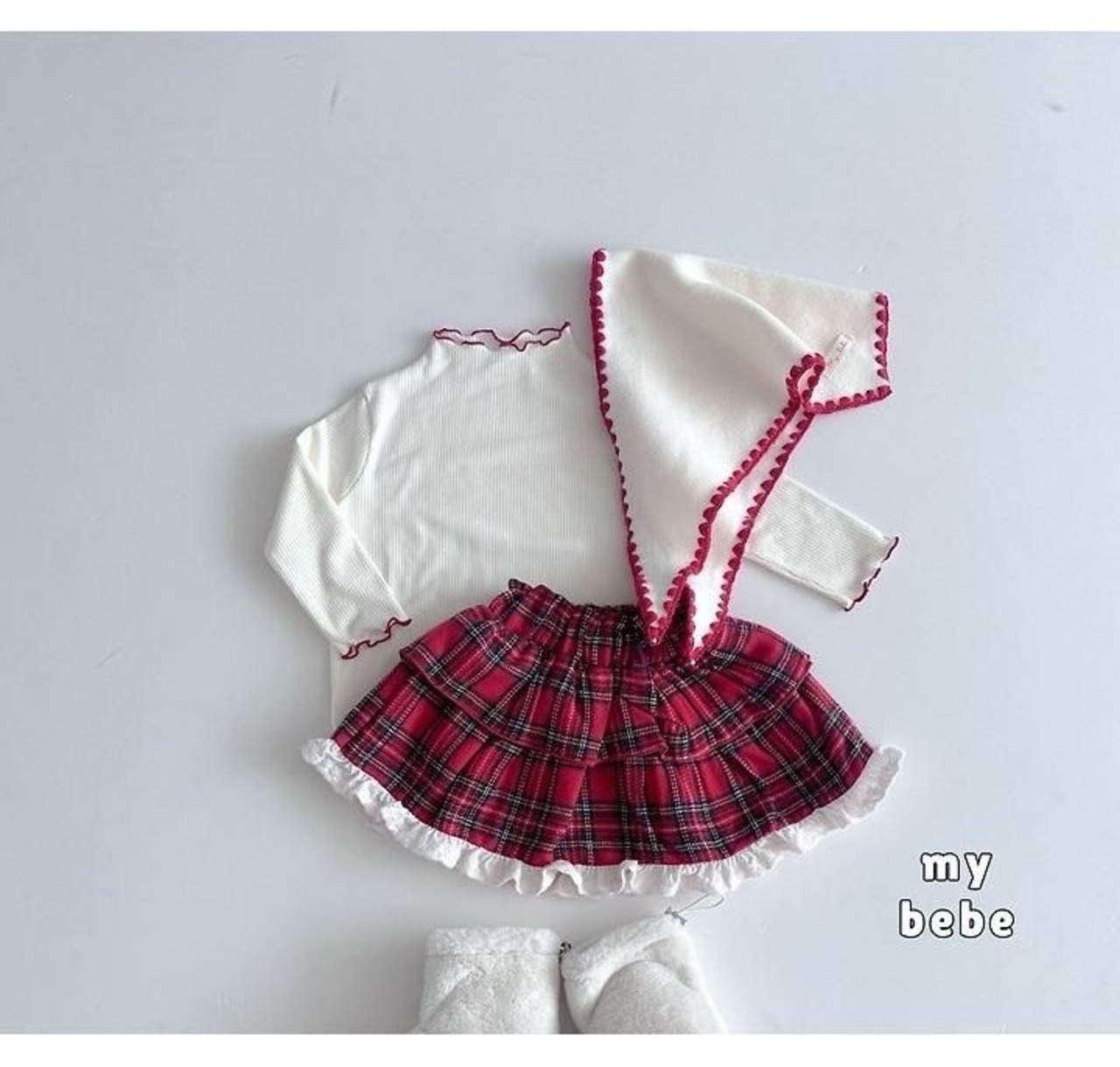 韓国子供服 / 26winter / my bebe / ヨーグルトハーフタートル / キッズ / 冬服 *XS~XL*