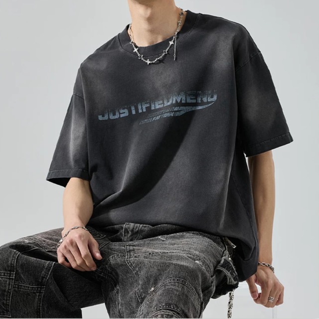 グラフィックプリント 半袖 Tシャツ af0553