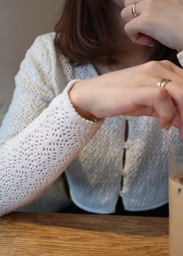 vintage cropped cardigan