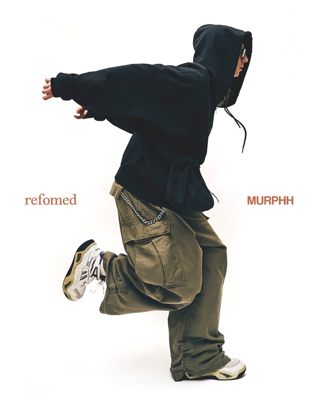refomed for MURPHH "FRESH MAN WIDE CARGO PANTS"〔KHAKI〕