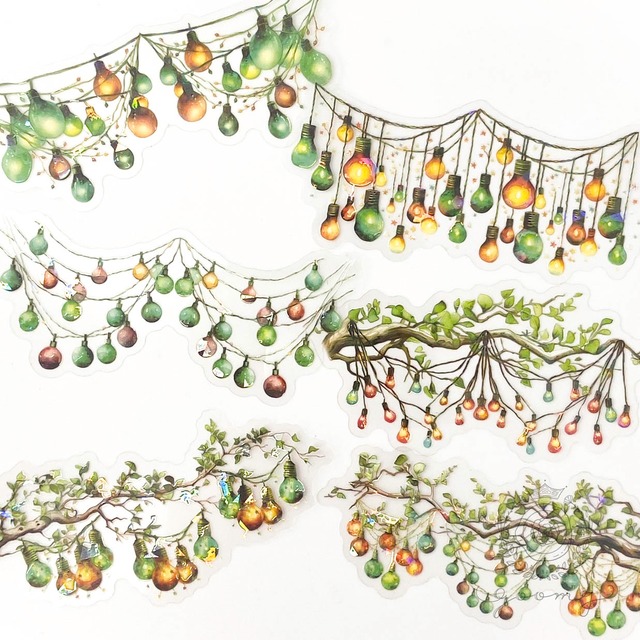 フレークシール Under romantic lighting4 <S754>