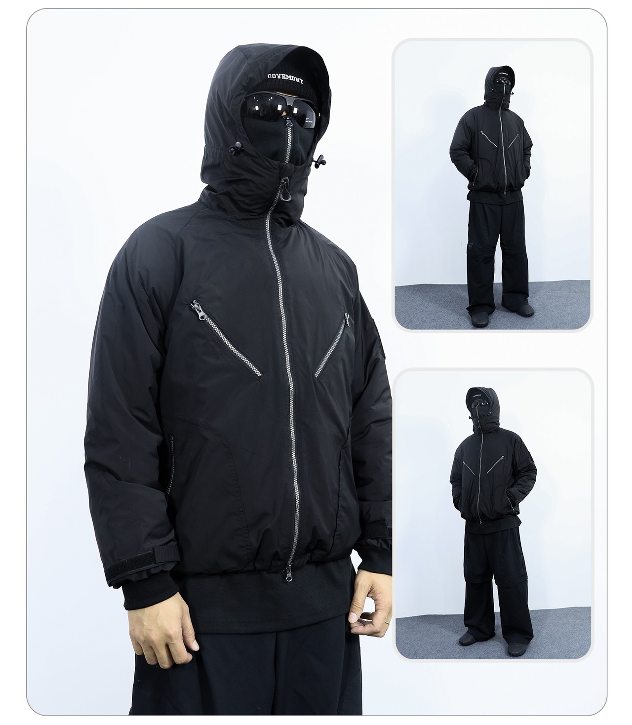 WHYWORKS シンサレート中綿 カーブカットアサルトジャケット