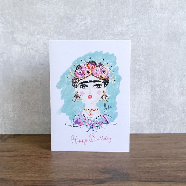【グリーティングカード】Frida Kahlo Birthday Card