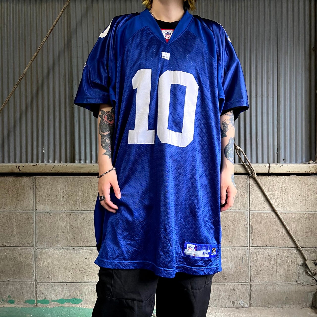 アメリカ製 NFL よい NY ジャイアンツ レプリカジャージ Made in USA 