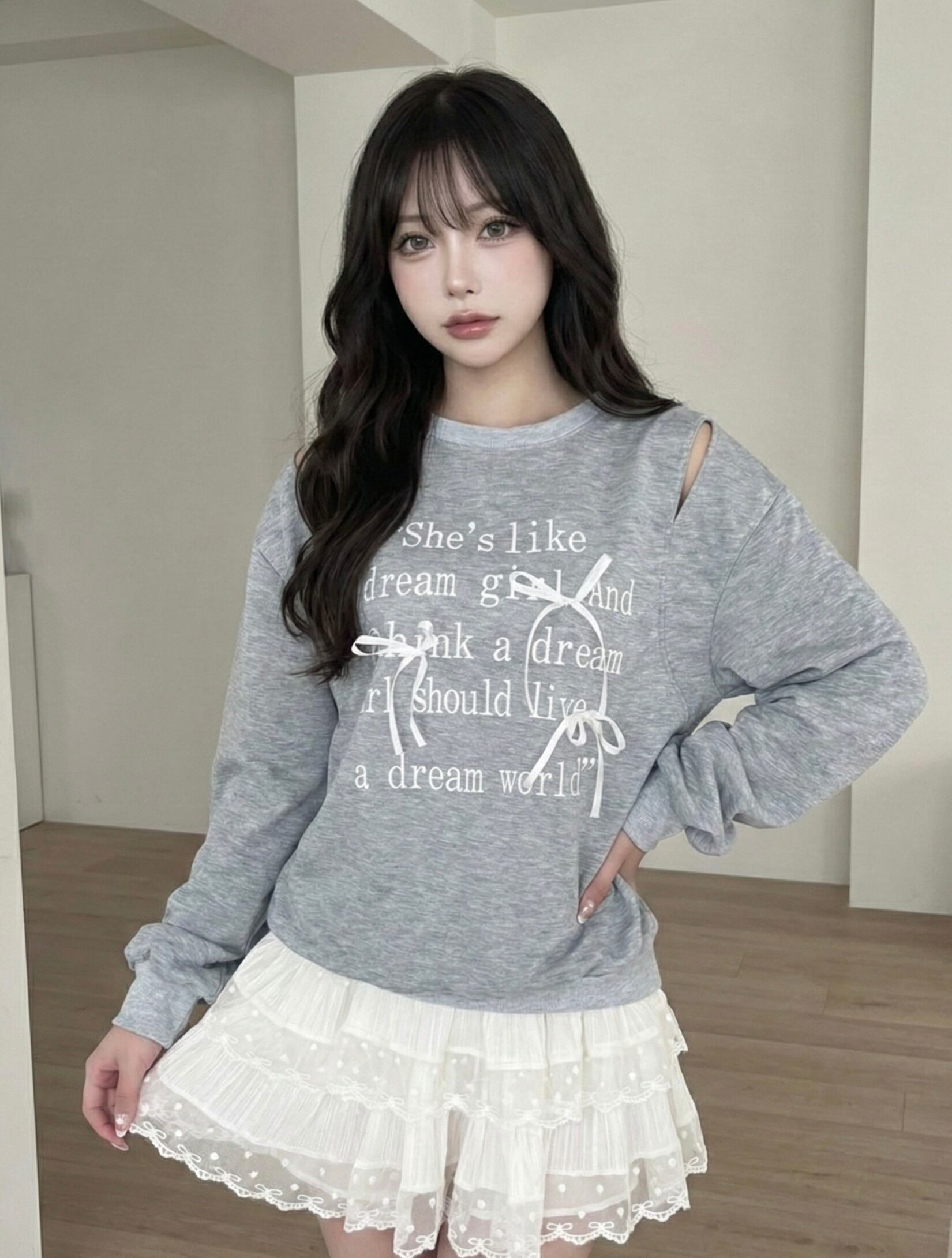 andmary ♡ Tiana knit bare tops ANDMARY】Tiana knit bare tops