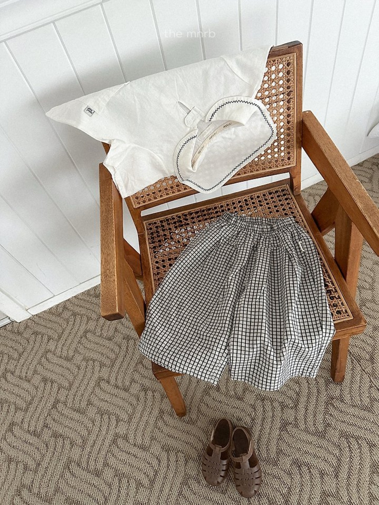 [the mnrb] Point Sera Shirt / [미니로브] 포인트세라셔츠