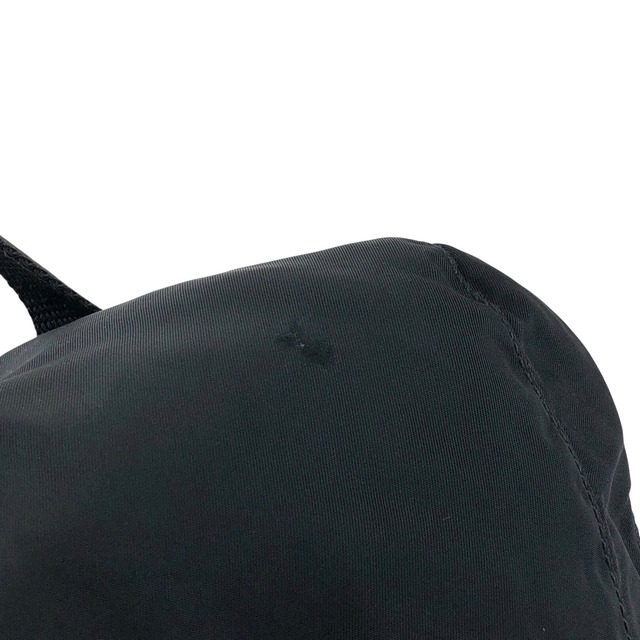 PRADA プラダ バックパック ブラック トライアングルロゴ ナイロン ダブルポケット vintage ヴィンテージ オールド e8i3ab