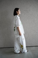 vintage lace pants blue chamomile