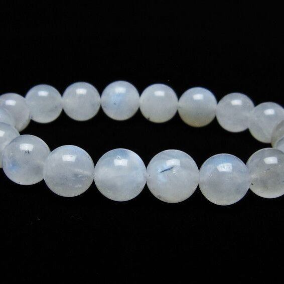 ムーンストーン ブレスレット 11mm 一点物 メール便可 [M便 1/10] 111-44849
