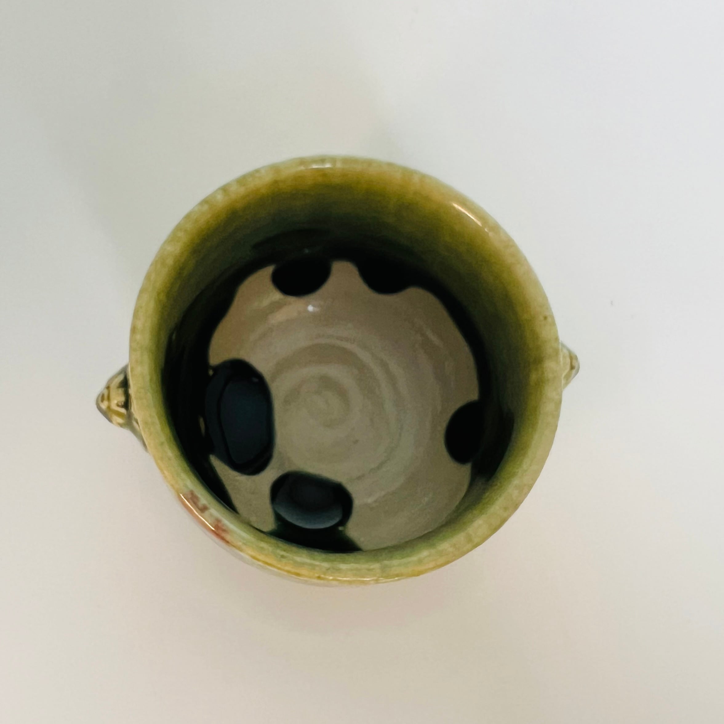 呂宋 掛け分けぐい吞み（RUSU - KAKEWAKE CHOKAMON SAKE CUP） 作家