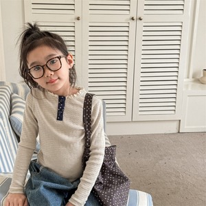 秋花柄レースフリルカシュクール3色