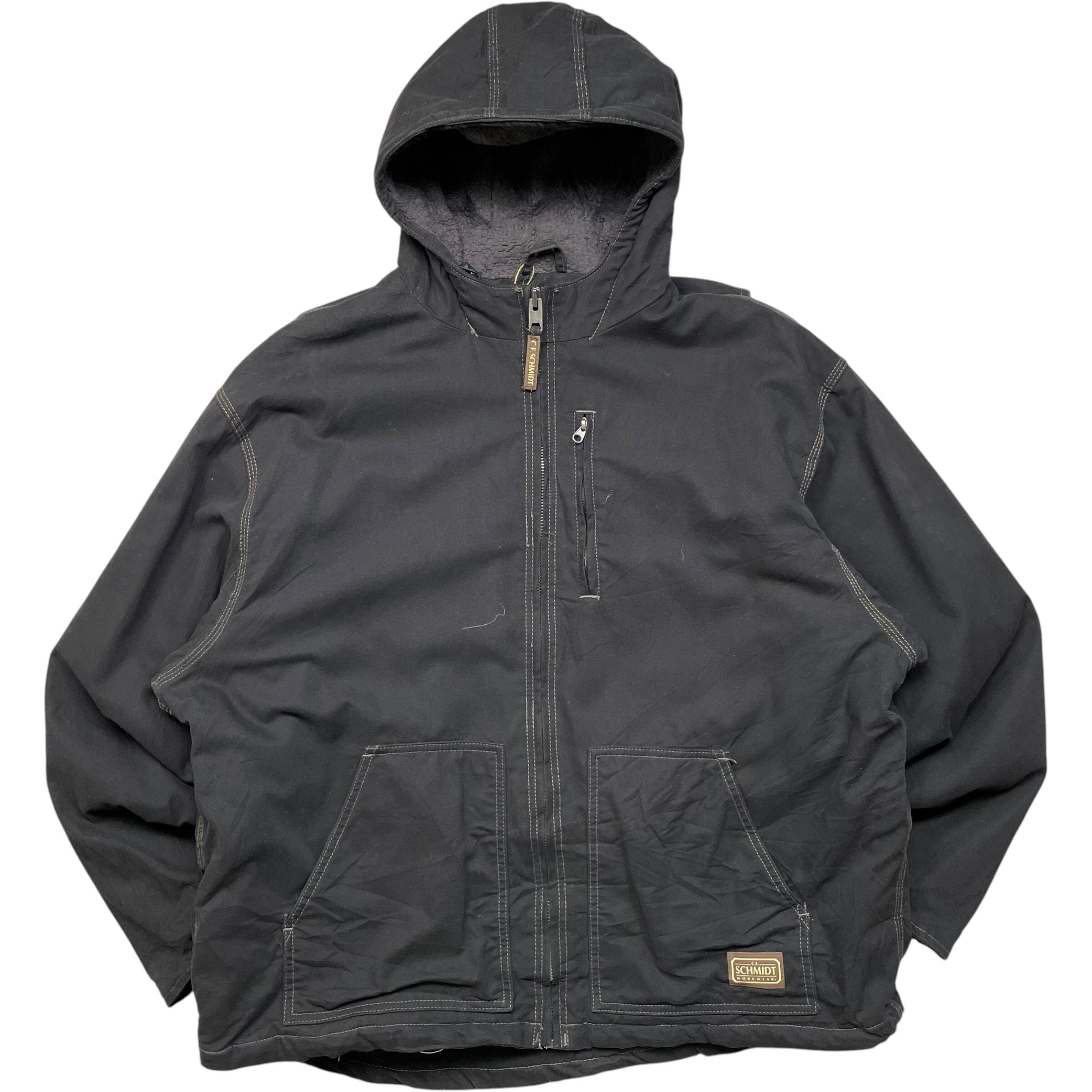 《2XL》C.E.SCHMIDT ダックジャケット アクティブジャケット 裏ボア ブラック no.5724