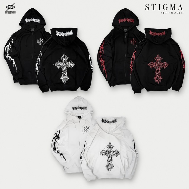 「STIGMA ZIP HOODIE」