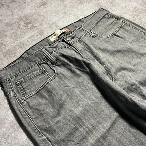 【W38 L34】 usa levi's 先染ブラック リーバイス 569 詳細写真8
